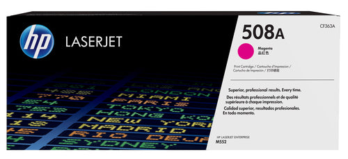 HP 508A Magenta Original LaserJet Toner Cartridge HP 508A Magenta Original LaserJet Toner Cartridge